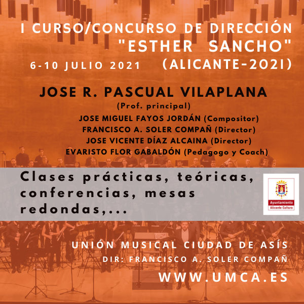 I CURSO/CONCURSO DE DIRECCIÓN "ESTHER SANCHO"