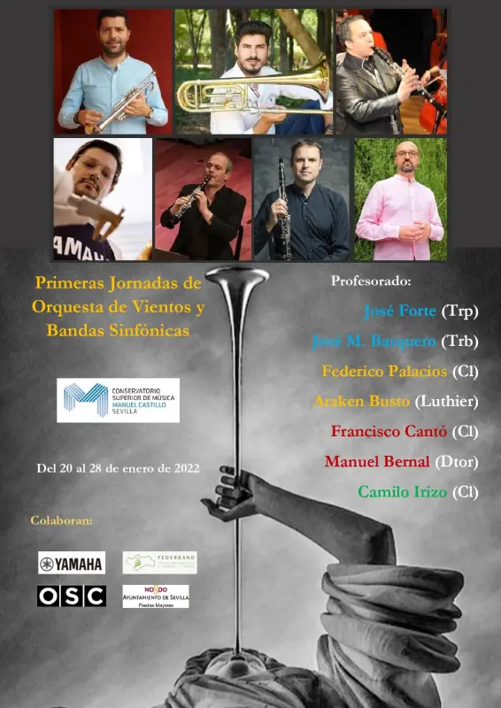 Primeras Jornadas de Orquestas de Vientos y Bandas Sinfónicas del Conservatorio Superior de Música «Manuel Castillo»