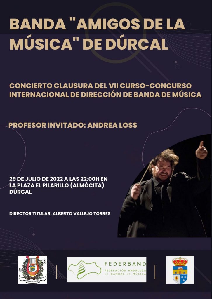 Concierto Clausura del VII Curso-Concurso Internacional de Dirección de Banda de Música
