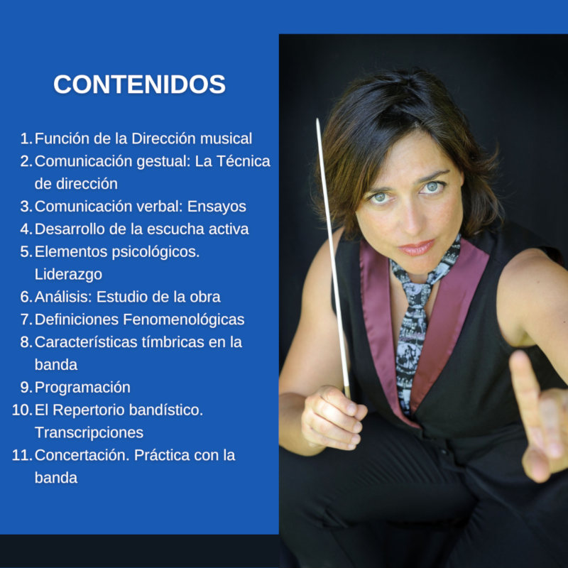 I CURSO DE DIRECCIÓN DE BANDAS - Silvia Olivero Anarte