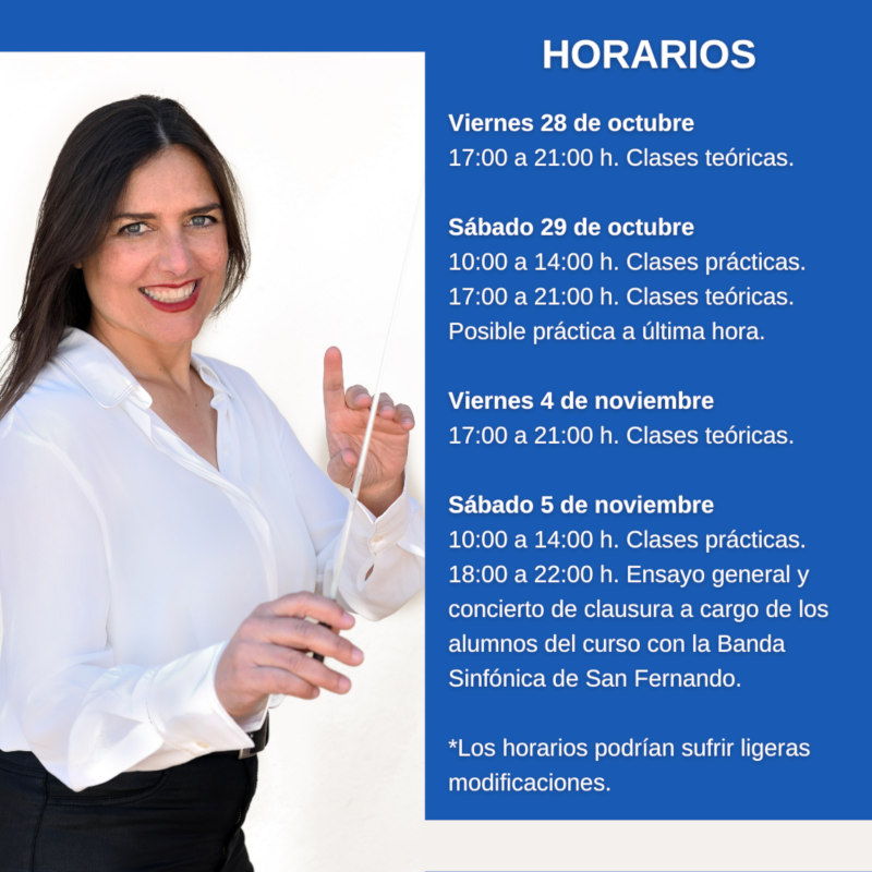 I CURSO DE DIRECCIÓN DE BANDAS - Silvia Olivero Anarte